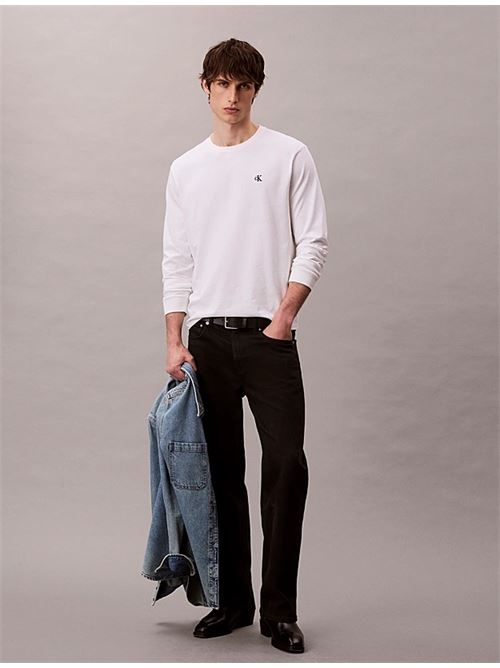 ls easy monogram tee CALVIN KLEIN JEANS | LV04RD247GYAF